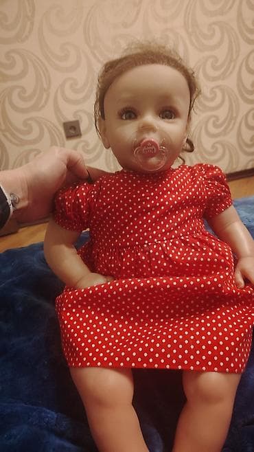 uşaq oyuncaqları: Realistik uşaq kuklası - Ölçü: təxminən 60–65 sm hündürlükdə, iri — 2