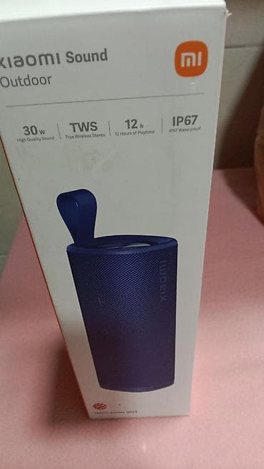 Микрофоны: Xiaomi Колонка, Тип - Портативная, цвет - Синий — 1