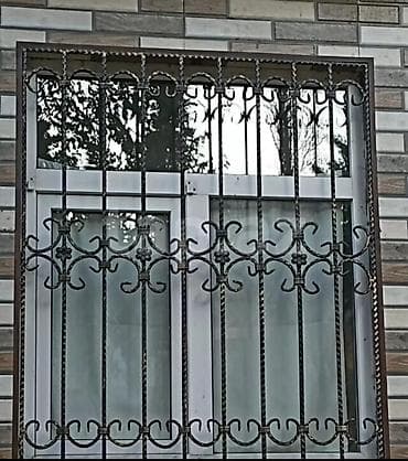 Dəmir məhəccər və pəncərə barmaqlıqları – dekorativ və təhlükəsizlik — 4
