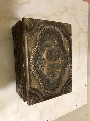 su suzen das: Taxta əl işı sandıq/qutu - Material: bərk taxta, tamamilə əl oyma — 2