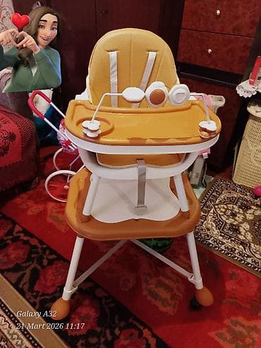 Uşaq yemək stulu – çevrilə bilən model.DEKABRDA 80 MANATA