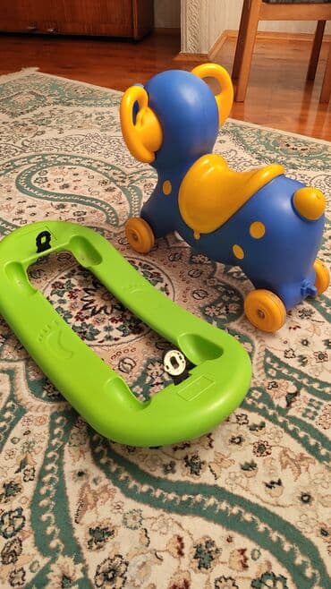 usaq yellencekleri sederek: Качалка детская слоник для малыша до 3 - ёх лет, разъёмная на калёсаж — 3