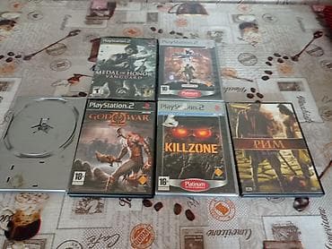 ghost of: PlayStation 2 Slim komplekti - Konsol: Sony PlayStation 2 Slim (qara) — 2