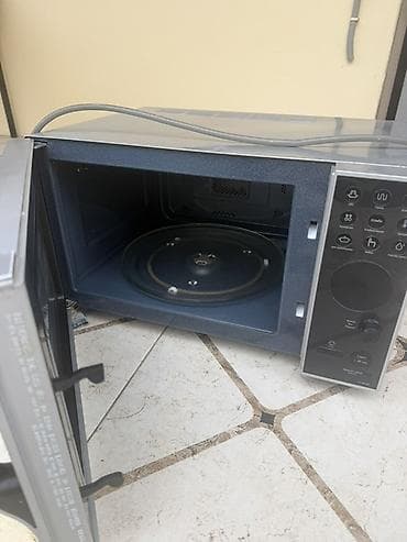 mikrodalqali soba: Mikrodalğalı soba Samsung, Ayrıca dayanan, Qril ilə, rəng - Gümüşü — 2