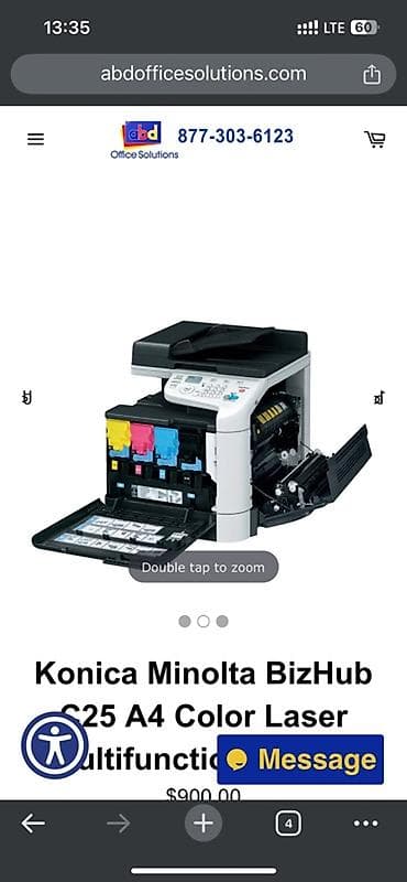 komputer personal: Konica Minolta BizHub C25 – A4 Rəngli Lazer Çoxfunksiyalı qurğu - — 2