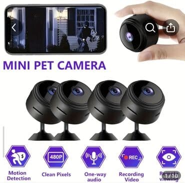 Техника для кухни: Mini WiFi Kamera – 2.4G WiFi dəstəyi (5G WiFi dəstəkləmir) Əsas — 2