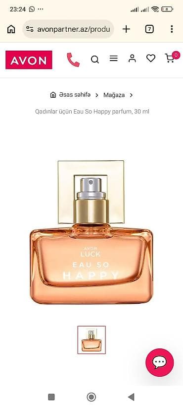 Bədənə qulluq: AVON ətirləri seçimi: 1) AVON Luck Eau So Happy – qadınlar üçün — 1