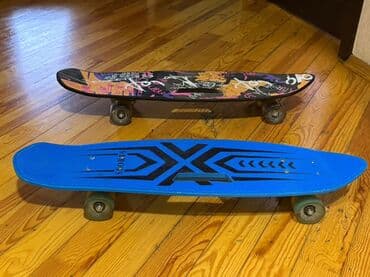 Skateboard dəsti – 2 ədəd - Model: klassik dörd təkərli skeytbordlar