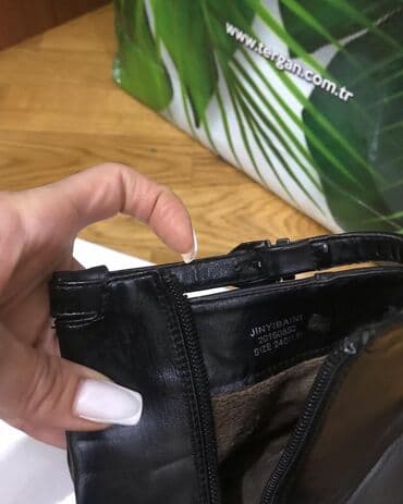 qiz ucun botlar: Ölçü: 38.5, rəng - Qara, İşlənmiş — 4