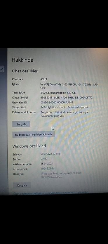 ASUS: ASUSPRO biznes noutbuku Hər şey işləyir. Hecbir problemi yoxdur — 3