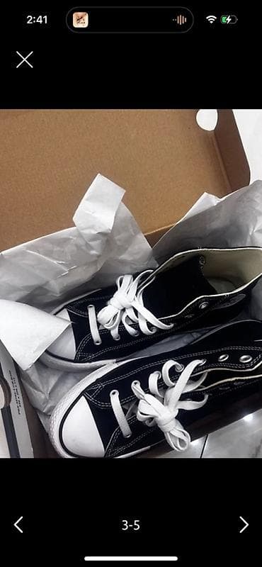 converse all star: Original ve teze!Klassik qara 39razmer “Converse All Star” hi-top — 2