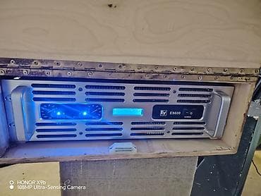 apple 16 pro max: EV E9600 güc gücləndiricisi (power amplifier) – taxta rack/qutu ilə — 10