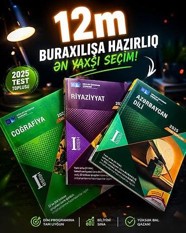 12-ci sinif buraxılışa hazırlıq üçün 2025 TEST TOPLUSU DİM (Dövlət — 1