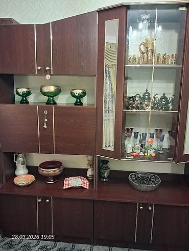 dehliz dolabi: Mebel dəsti - Material: tünd qoz rəngli laminat/MDF görünüşlü korpus — 2