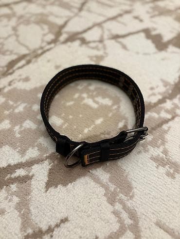 qara peleng sekilleri: Möhkəm tənzimlənən ev heyvanı boyunluğu - Material: sıx toxunmuş — 2