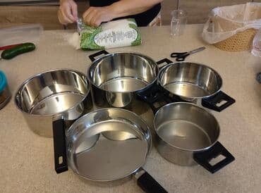 силиконовая форма: Кастрюля, Формы для выпечки, цвет - Серый, Нержавеющая сталь — 1