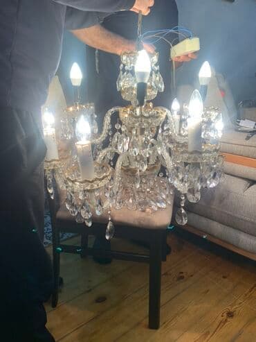Çılçıraq, 10 və daha çox lampa, Xrustal lalafo.az -da Çılçıraq, 10 və daha çox lampa, Xrustal