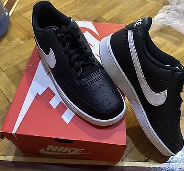 nike corablar: Nike Court Vision Low (qara-ağ) Ayaqqabı tam yenidir, heç vaxt — 2