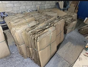 Karton qutular – müxtəlif ölçülərdə, çoxlu sayda - Material: qalın