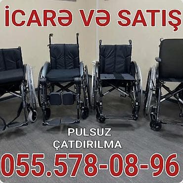 əlil arabalari: Müxtəlif model əlil arabalarının icarəsi və satışı. - Manual təkərli — 1