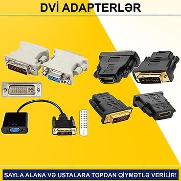 netbook satisi: DVİ Adapterlər/Konverterlər (Çeviricilər) SAYLA ALANA VƏ USTALARA — 1