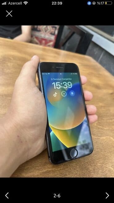 ayfon qiymətləri: IPhone 8, 64 GB, Qara, Barmaq izi — 1