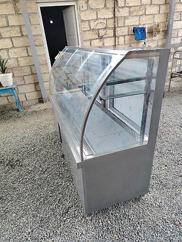 Biznes üçün avadanlıq: Soyuducu vitrin – şüşəli sərgiləmə dolabı - Tip: elektriklə işləyən — 3