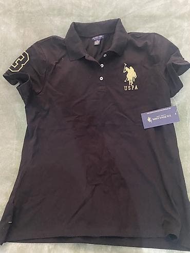 ağ kostyum kişi: US Polo Assn qadın polo köynəyi - Model: USPA klassik polo - Rəng — 2