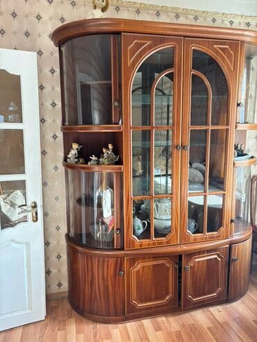 mebel servant: İşlənmiş, Açılan, 4 qapılı Düz dolab, Servant — 5