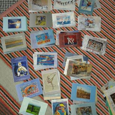 olympiakos karabağ bilet: К вниманию коллекционеров. Продам набор открыток "Евроигры 2015" — 3