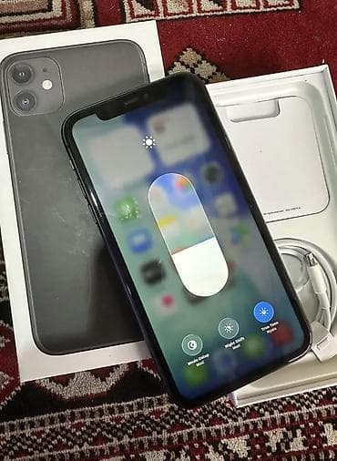 iphone: IPhone 11, 128 GB, Qara, Zəmanət, Simsiz şarj, Face ID — 2