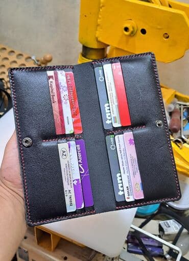 balaca qadın pul kisəsi: Pulqabı, Təbii dəri, Yeni — 12