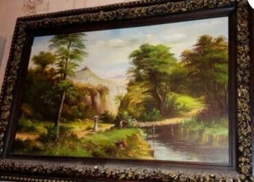 metlax sekilleri: Antik rəsim əsəri kətan parca üzərində çəkilib — 1