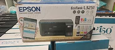 printe: Epson EcoTank L3251 çoxfunksiyalı printer - Çap/Skayner/Kopyalama — 4