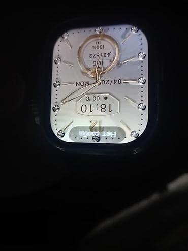 x8 ultra smartwatch qiyməti: Smart saat, Smart, Sensor ekran, rəng - Qara — 8