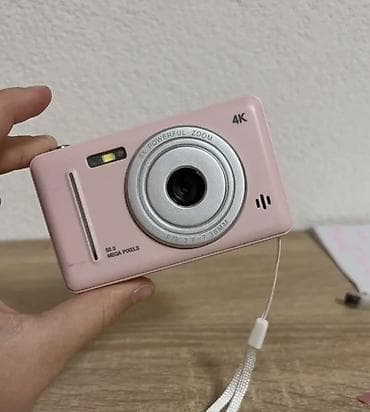 nokia 32: Pastel çəhrayı kompakt rəqəmsal kamera Xüsusiyyətlər: - 4K video — 2