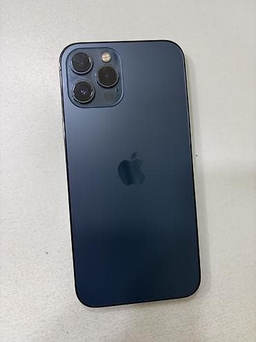 irşad 14 pro: IPhone 12 Pro Max, 128 GB, Pacific Blue, Face ID — 2