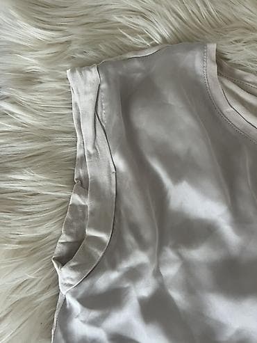 u s polo: Mango Basics qadın bluzası - Model: qolsuz, dairəvi yaxalı - Ölçü — 3