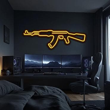 ekran ucun bayraq sekilleri: Fərdi Dizaynla LED Neon Divar Panelləri – Otağınıza Fərqlilik Qatın! — 2