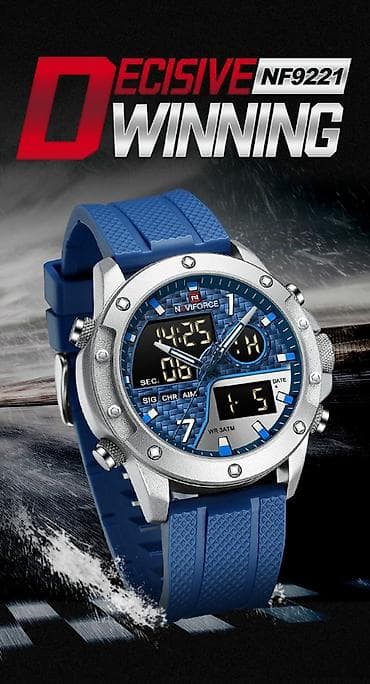 Çantalar: Qol saatı, NaviForce, rəng - Mavi — 2