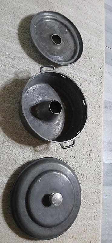 vesiqe qabi: Alüminium “xəmirağacı” tipli qaz peçi üçün bişirmə qabı - Material — 9