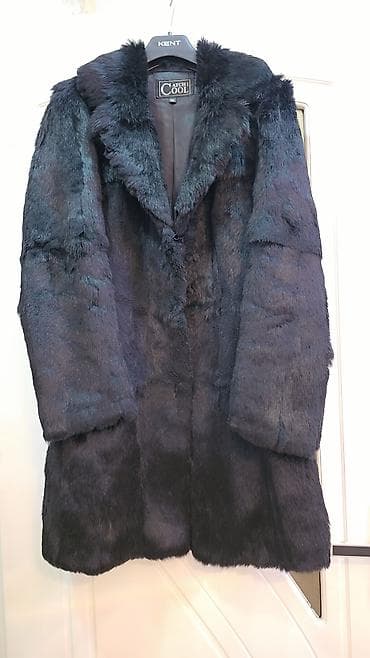 Kürk, XL, rəng - Qara