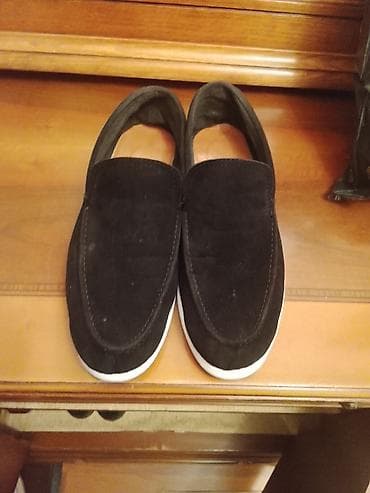 Ayaqqabılar: Qara rəngli kişilər üçün slip-on tipli ayaqqabı - Model — 2