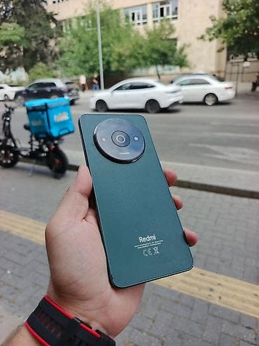 Redmi A3, 128 GB, rəng - Yaşıl, Zəmanət, Sensor, Barmaq izi