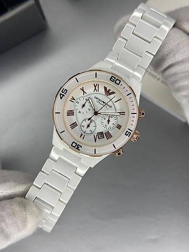Emporio Armani Ceramica xronoqraf qol saatı - Korpus və qolbaq — 4