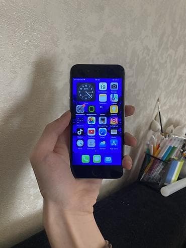 IPhone 6s, 64 GB, Space Gray, Barmaq izi