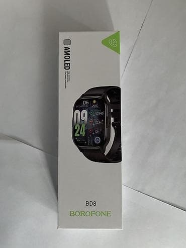 Yeni, Smart saat, Borofone, Suya davamlı, rəng - Qara