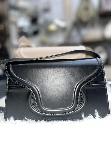 Çantalar: Qadın dəri çiyin çantası – 3 rəng - Rənglər: qara, şokolad qəhvəyi — 3