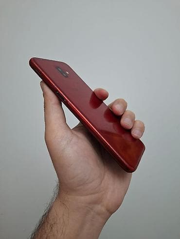 ekrani: Samsung Galaxy J6 Plus, 32 GB, rəng - Qırmızı, Barmaq izi — 6
