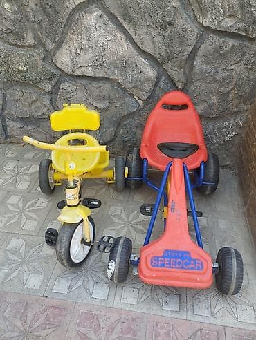 Uşaq velosipedləri: Uşaq nəqliyyat vasitələri dəsti: - Pedallı uşaq qartıngi – “SPEEDCAR” — 1